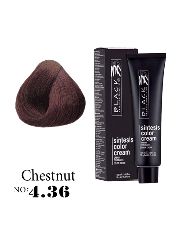 

Black Professional Line Sintesis Color Cream, 100ml, BLK150028, Chestnut 4.36