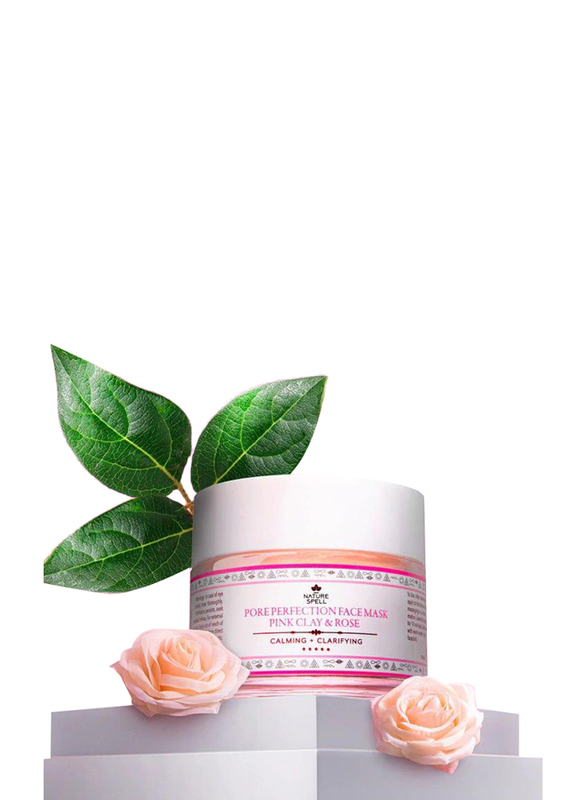 

Nature Spell Pink Clay & Rose Pore Perfection Face Mask, 100ml