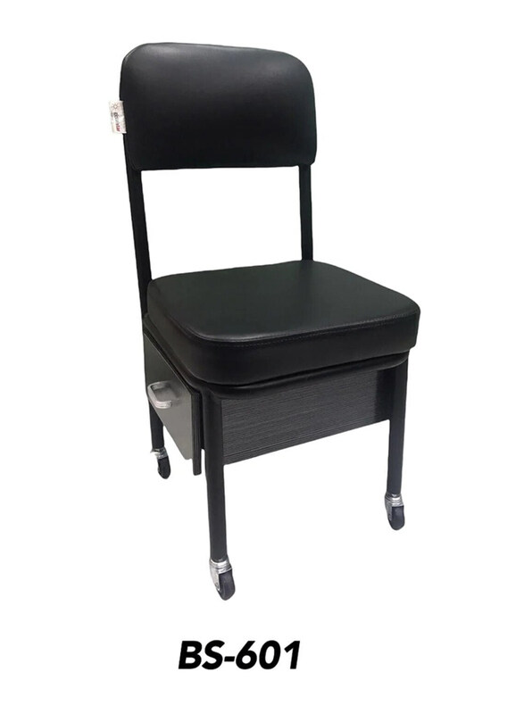 

Globalstar Pedicure Stool Chair With Drawer, BS-601, Black