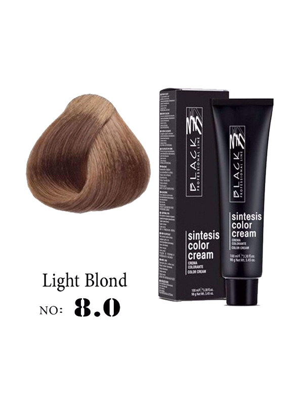 

Black Professional Line Sintesis Color Cream, 100ml, BLK150086, Light Blonde 8.0