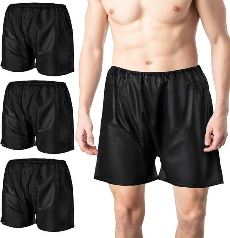 

Globalstar Salon Quality Disposable Men's Shorts - Non-Woven Material with Elastic Waistband, 20 Individually Wrapped PCS