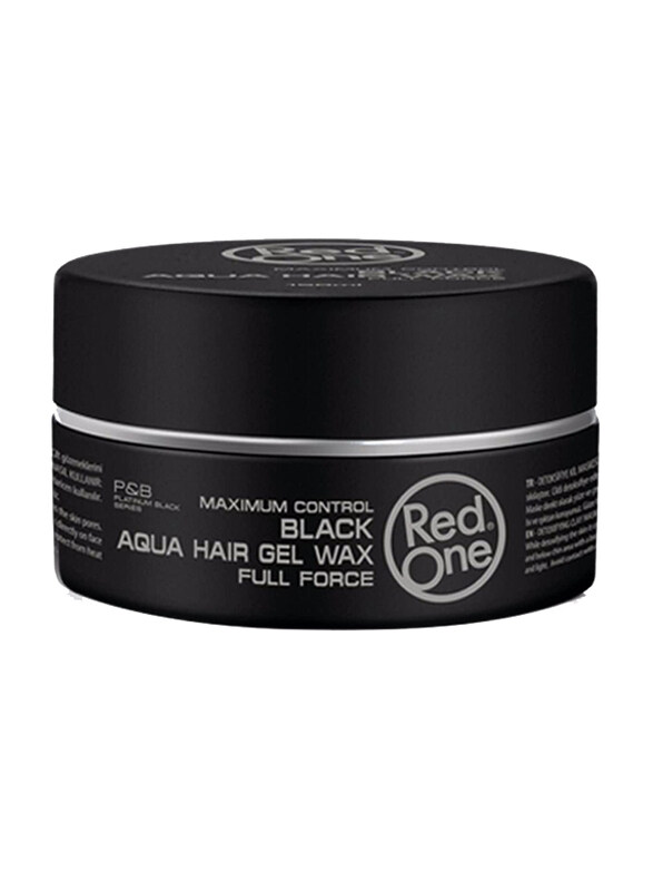 

RedOne Full Force Black Aqua Hair Gel Wax for All Hair Types, 150ml