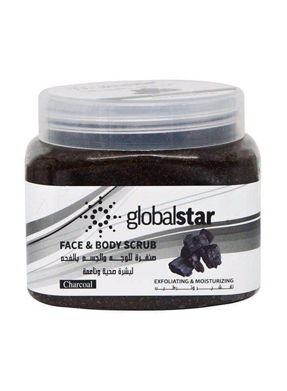 

Globalstar Exfoliating Charcoal Face & Body Scrub, 500ml