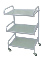 Globalstar Salon Trolley 3 Shelves, M-3029, White