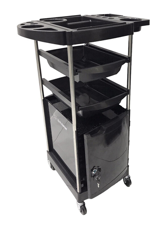 

Globalstar Professional Salon Trolley With Door, BS-11532, Black