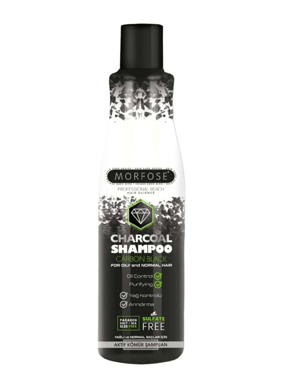 Morfose Charcoal Carbon Black Hair Shampoo, 500ml