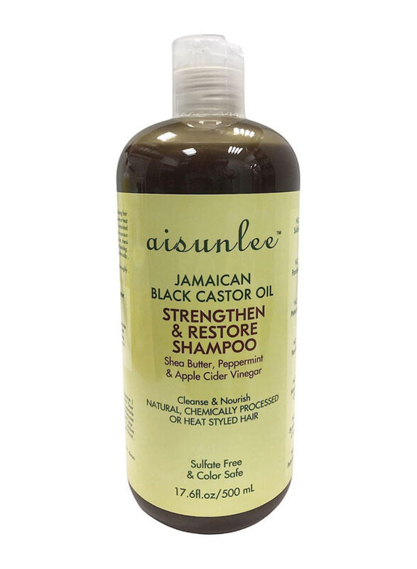 

Aisunlee Jamaican Black Castor Oil Shampoo for All Hair Types, 500ml