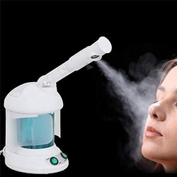 Beautystar Mini 2 in 1 Hair & Facial Steamer, HF-2002, Blue/White