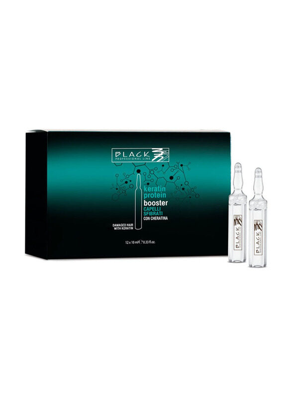 

Black Professional Line Keratin Protein Booster Ampoules, 12 x 10ml
