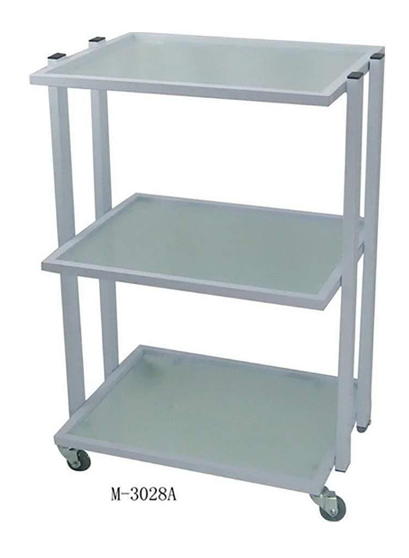 Globalstar Professional Salon Trolley 3 Shelves, M-3028A, White