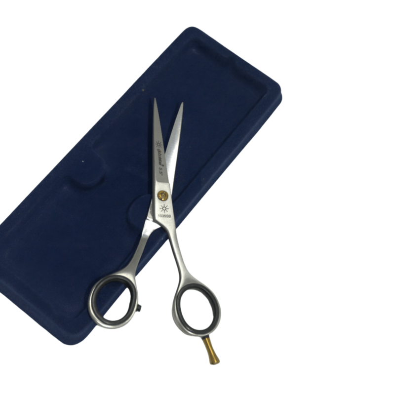 Globalstar 5.0" Barber Scissors - Precision Stainless Steel & Ergonomic Rubber Grip