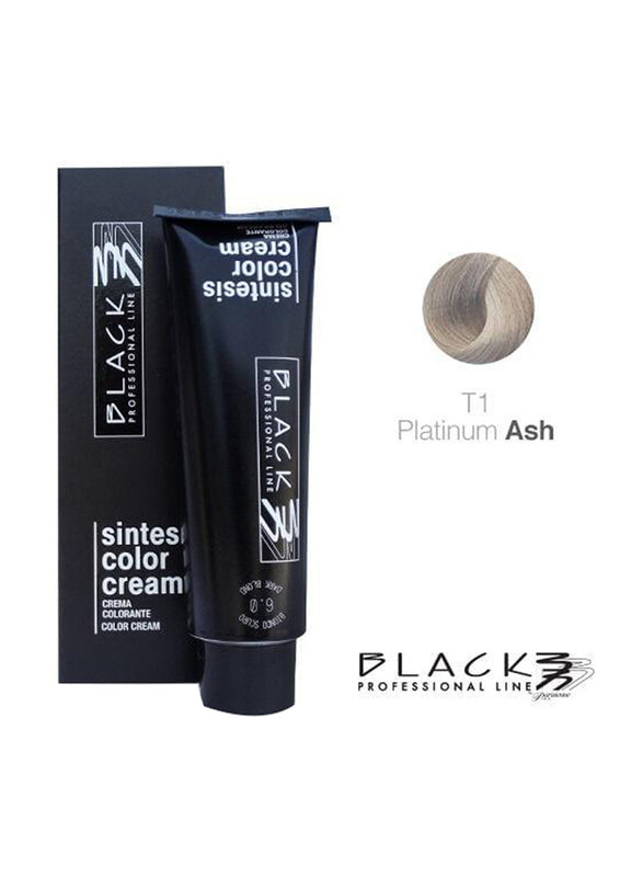 

Black Professional Line Sintesis Color Cream, Platinum Ash T1