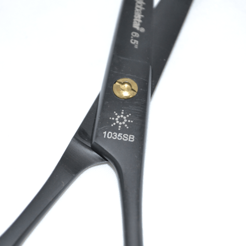 Globalstar Professional 6.5" Hair Cutting Scissors - Sleek Black Finish