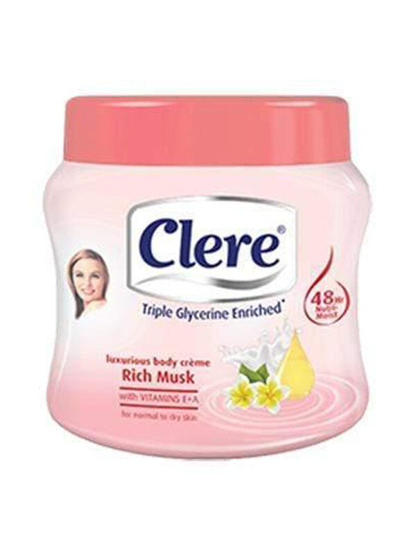 

Clere Luxurious Rich Musk Body Creme, 500ml