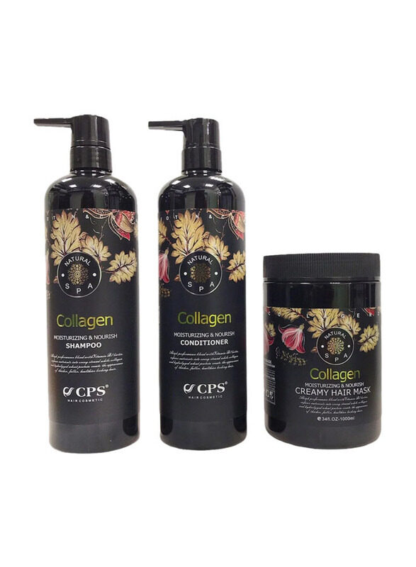 

CPS Collagen Moisturizing & Nourishing Hair Care Set, 3 Pieces