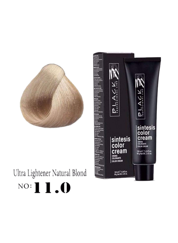 Black Professional Line Sintesis Color Cream, 100ml, Ultra Lightener Natural Blonde 11.0