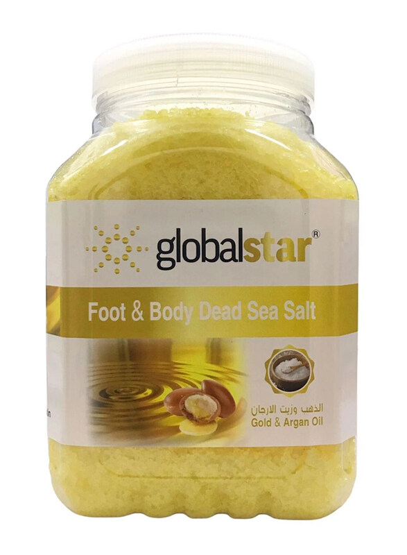 

Globalstar Gold & Argan Oil Foot and Body Dead Sea Salt, 2.8 Kg