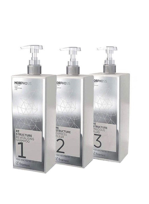 

Framesi Morphosis Restructure Kit for All Hair Types, 3 x 1000ml