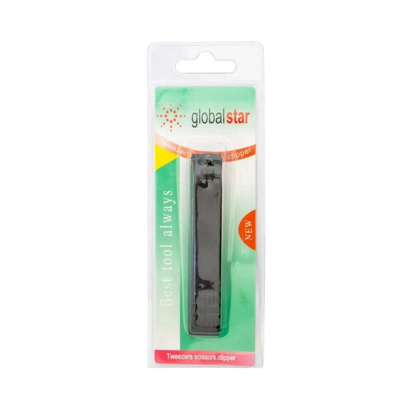 Globalstar Heavy-Duty Black Nail Clipper - Premium Quality and Long-Lasting