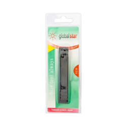 Globalstar Heavy-Duty Black Nail Clipper - Premium Quality and Long-Lasting