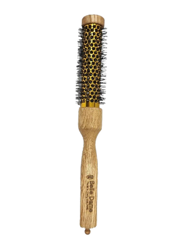 

3VE Belle Dame Hair Brush with Natural Bristles for Professionals, 1446, One Size