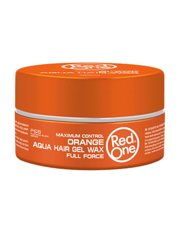 

RedOne Full Force Orange Aqua Hair Gel Wax for All Hair Types, 150ml