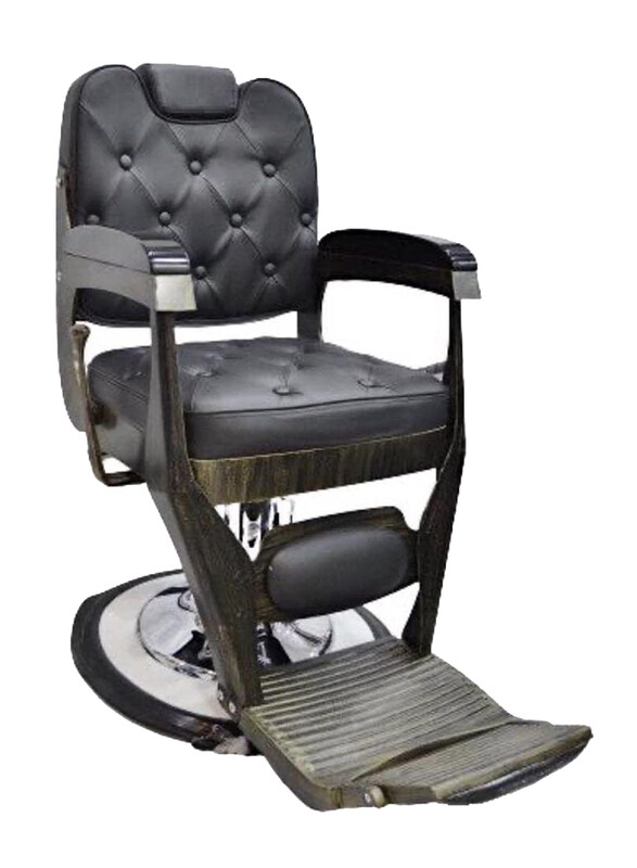 

Generic Professional Barber Chair, BX-2912-2, Black/Silver