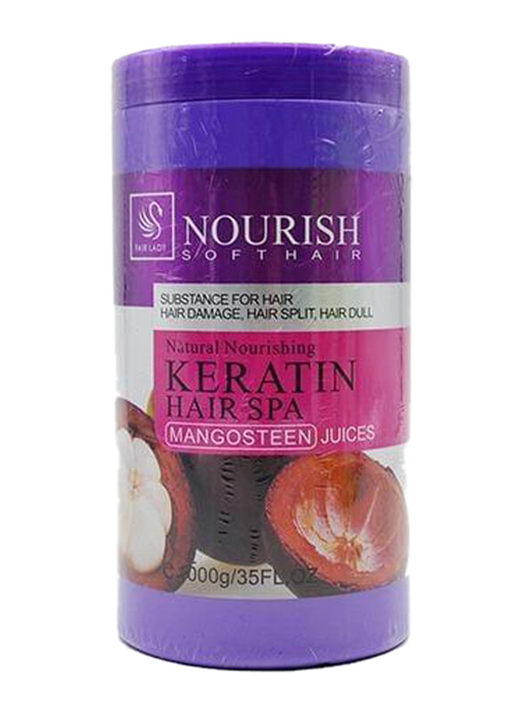 

Nourish Treatment Keratin Mangosteen Juices Hair Spa for Damage Hair, 1000gm
