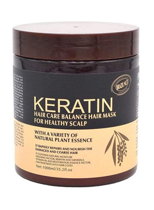 

Keratin Moisturizing & Smooth Brazil Nut Hair Mask for All Hair Types, 1000ml