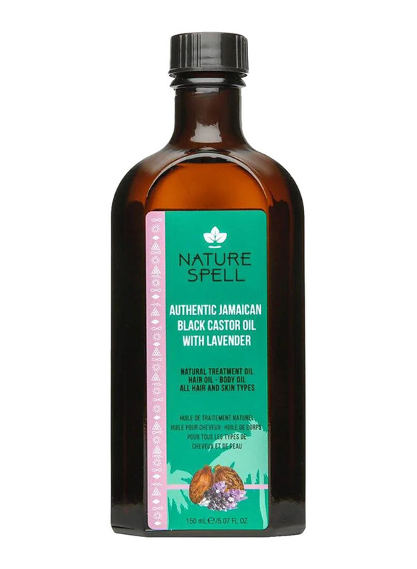 Nature Spell Hair & Skin Authentic Jamaican Black Castor Oil With Lavender, 150ml