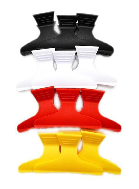 

Beautystar Plastic Hair Clips for All Hair Types, CH86939, 12 Pieces