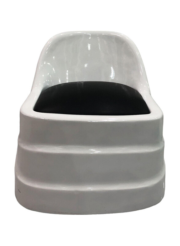 

Globalstar Pedicure Stool Chair, 1003, White/Black