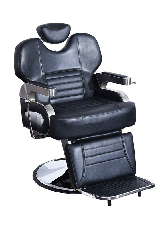 

Generic Professional Barber Chair, BX-2916-1, Black/Silver