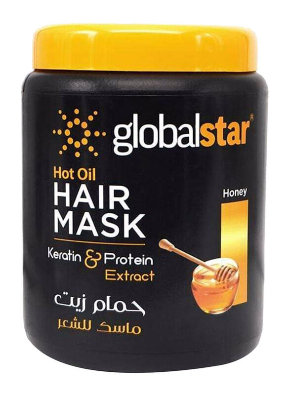 

Globalstar Protein& Keratin Extract Honey Hair Mask for All Hair Types, 1000ml