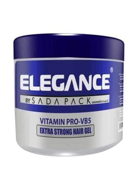 

Elegance Extra Strong Hair Gel Scented with Vitamin Pro VB5 for All Hair Types, 1000ml