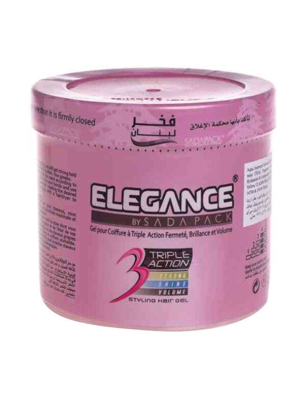 

Elegance Professional Hair Styling Gel for All Hair Types