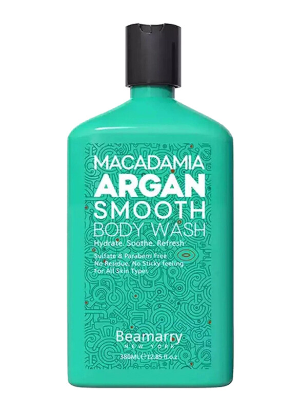 

Beamarry Macadamia Argan Smooth Body Wash, 380ml