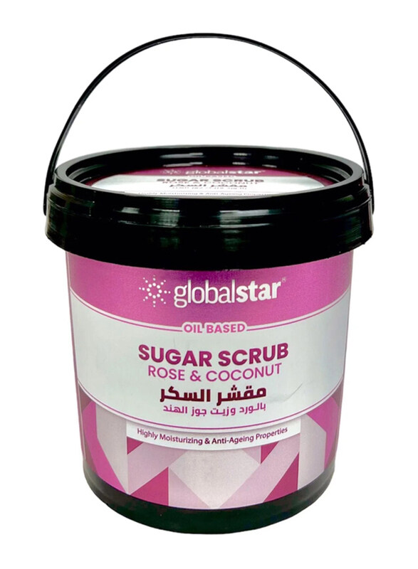 

Globalstar Rose & Coconut Oil Based Sugar Scrub, 600gm