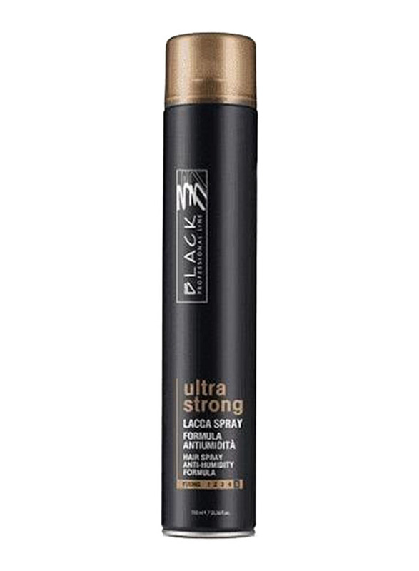 Black Professional Line Ultra Strong Hair Spray, 500ml