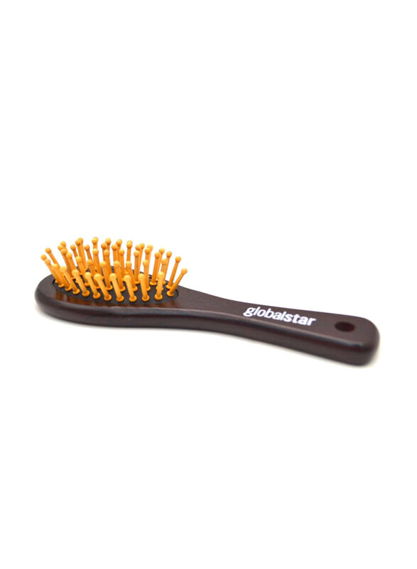 

Globalstar Wood Hair Brush, YT17, Brown/Black, Small