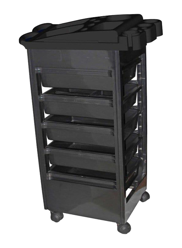 Globalstar Professional Salon Trolley, M-3010A, Black