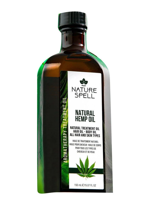 Nature Spell Hair & Skin Natural Hemp Oil, 150ml