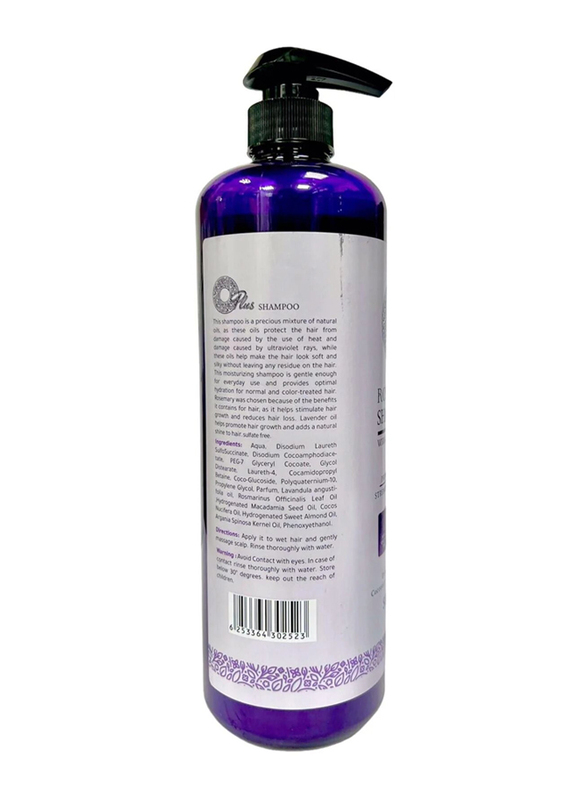 OPlus Rosemary Sulfate Free Shampoo with Lavender Oil, 1000ml