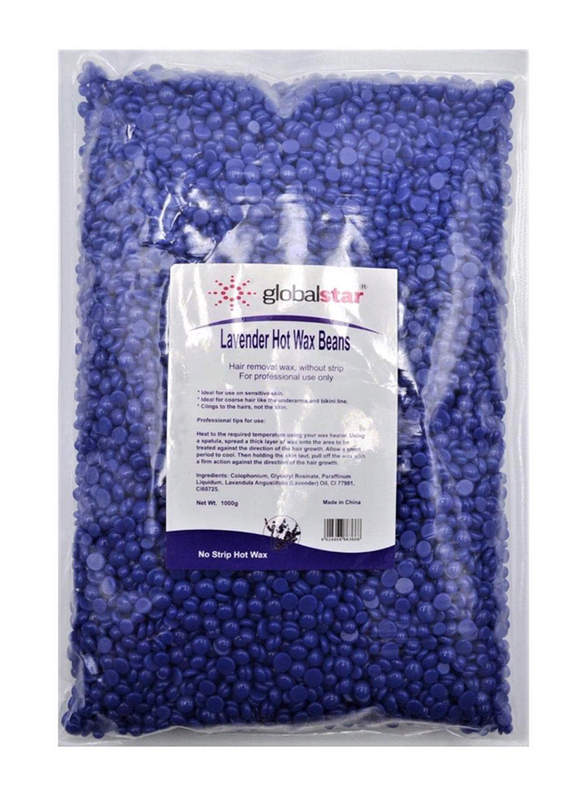 Globalstar Lavender Hair Removal Wax Beans, 1000gm