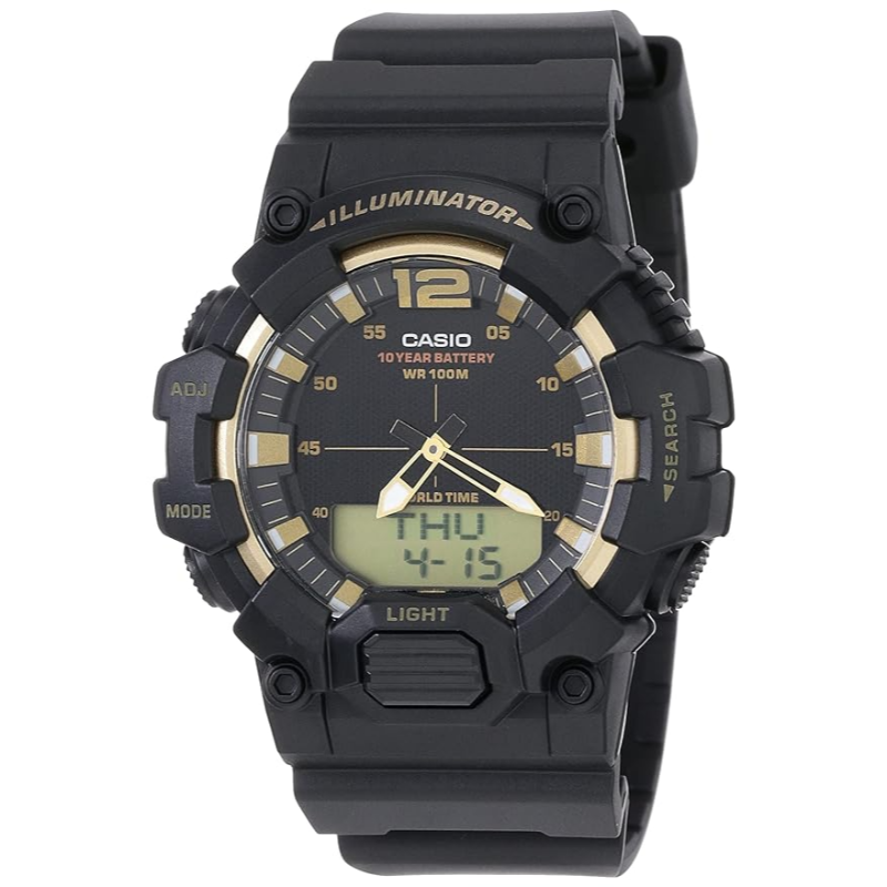 

Casio Standard Series Digital Watch for Men with Resin Band, Water Resistant, HDC-700-9AVDF, Black-Multicolour