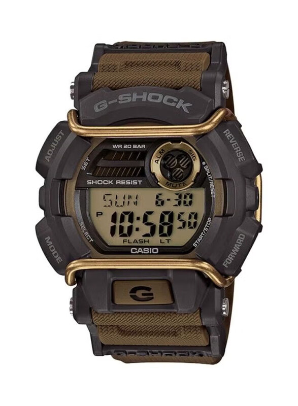 

Casio G-Shock Digital Watch for Men with Resin Band, Water Resistant, GD-400-9, Olive Green-Green