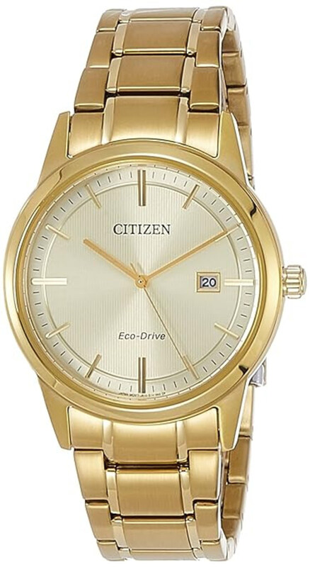 

Citizen Analog Watch for Men with Stainless Steel Band, Water Resistant, AW1232-55P, Gold