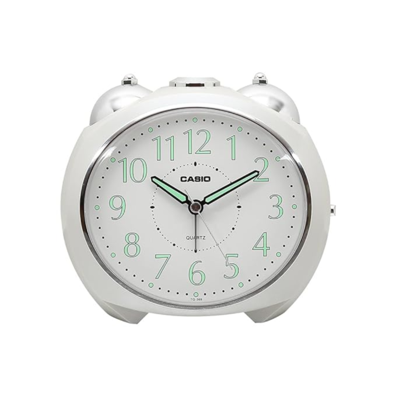 

Casio Analog Table Clock, TQ-369-7DF, Grey