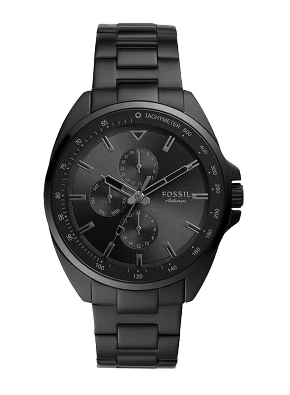 

Fossil Analog Watch for Men with Stainless Steel Band, Water Resistant, BQ2551, Black