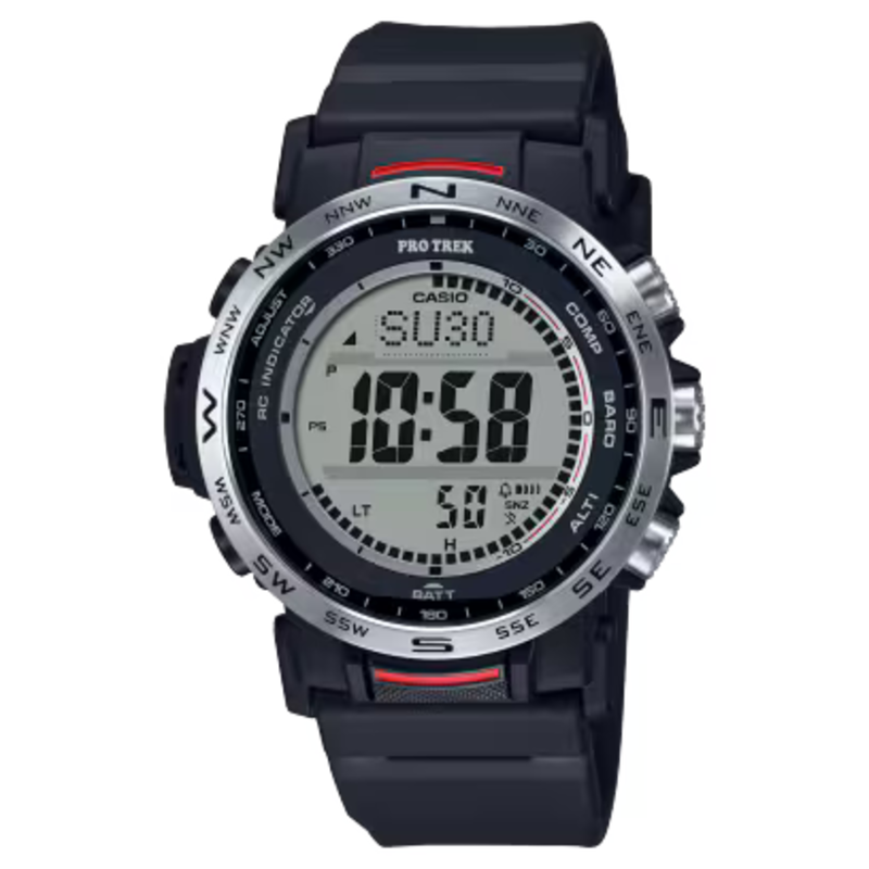 

Casio Digital Unisex Watch with Resin Band, Water Resistant, PRW-35-1A, Black-Grey